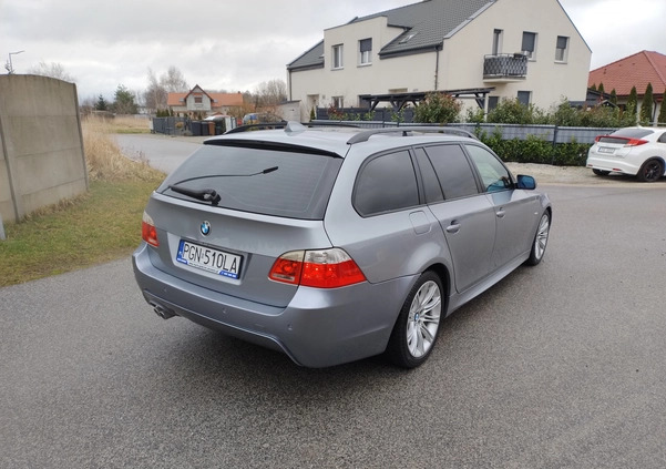 BMW Seria 5 cena 32900 przebieg: 231000, rok produkcji 2007 z Witkowo małe 67